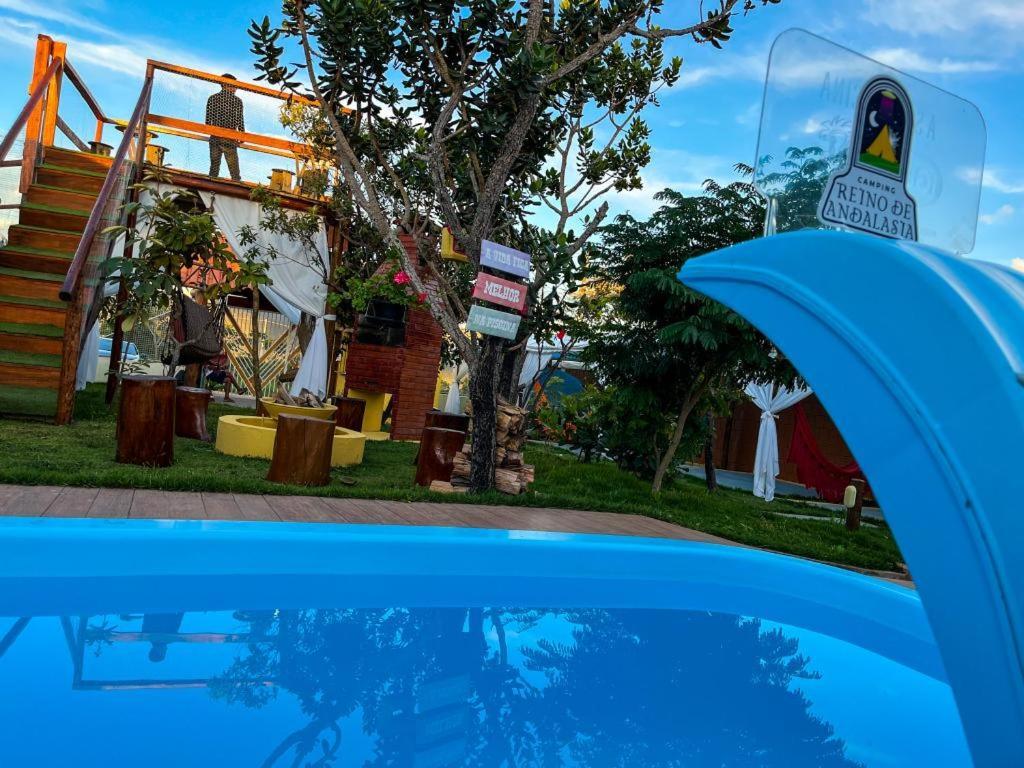 Camping Reino De Andalasia Alto Paraíso de Goiás Exterior foto